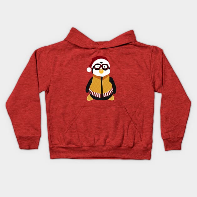 Hugsy Santa Kids Hoodie by behindthefriends